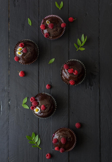 Csokoládés muffin öntettel