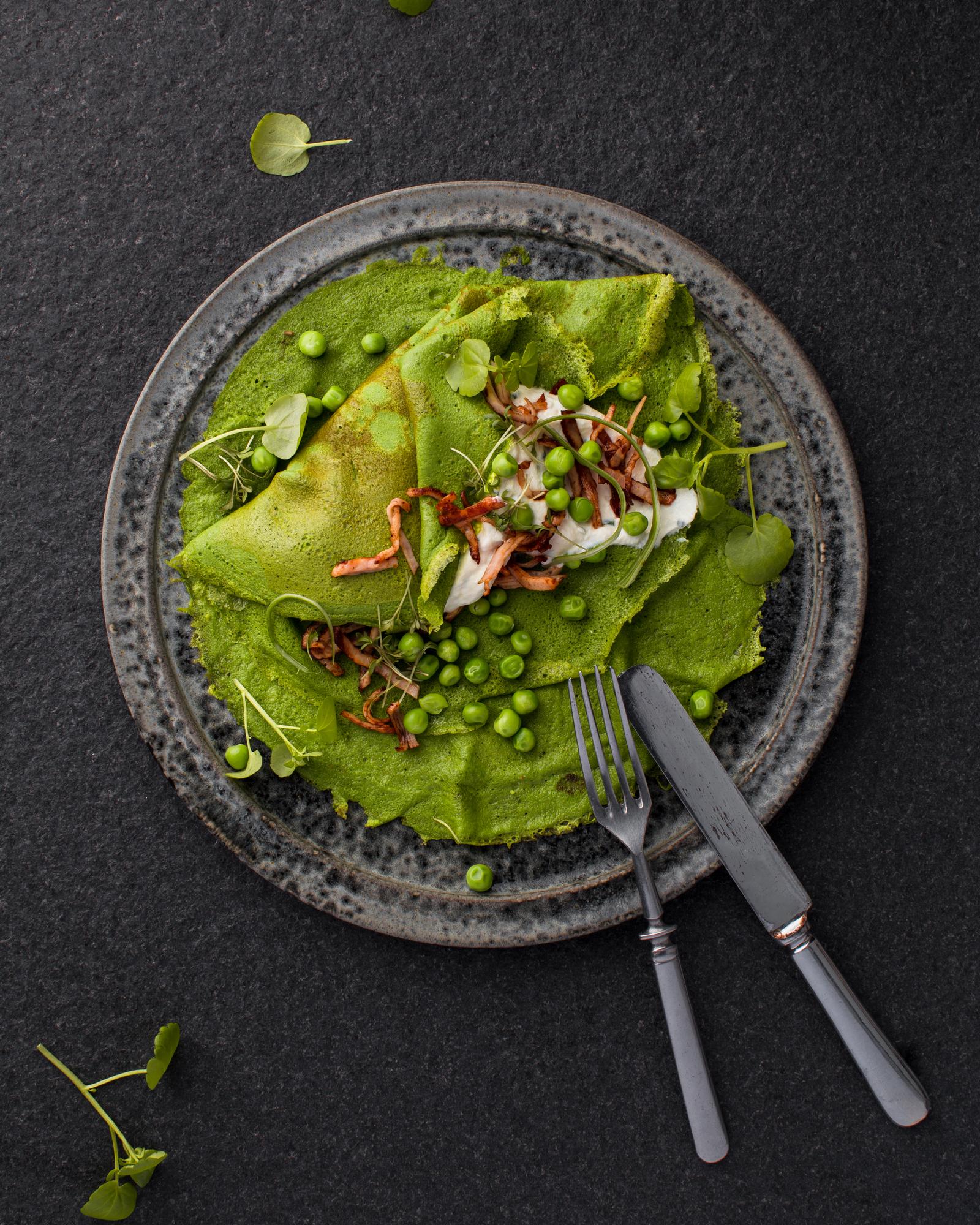 Spenótos palacsinta