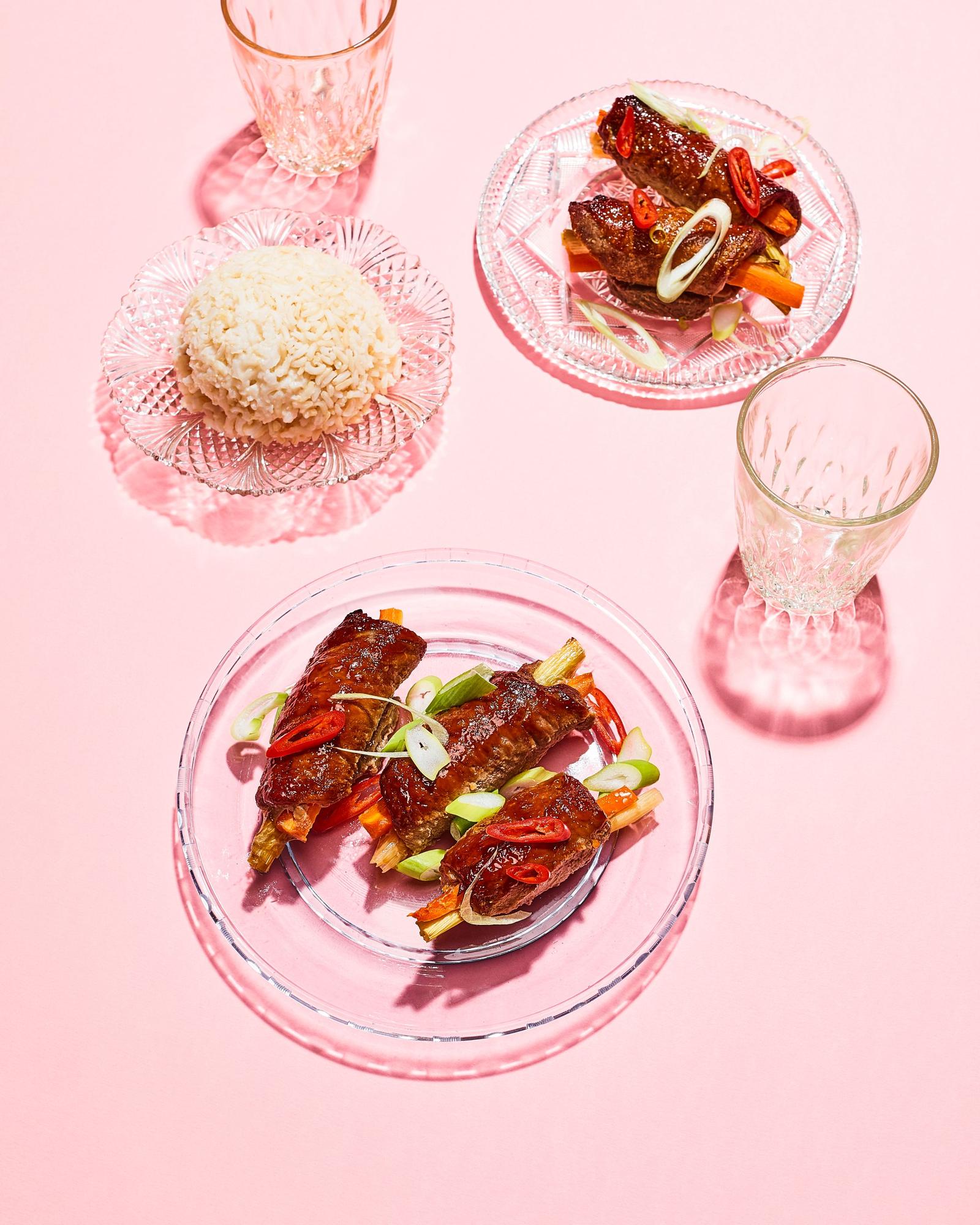 Teriyaki borjútekercs