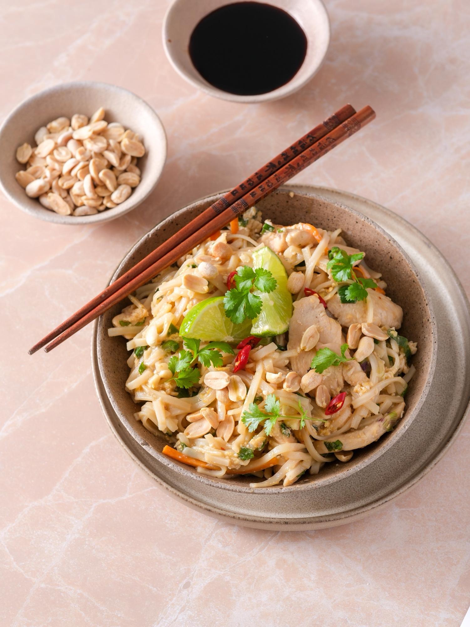 Thai Pad thai tészta