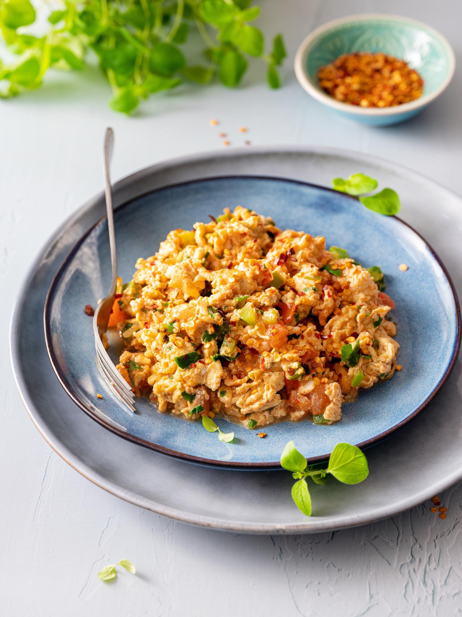 Török rántotta (menemen)