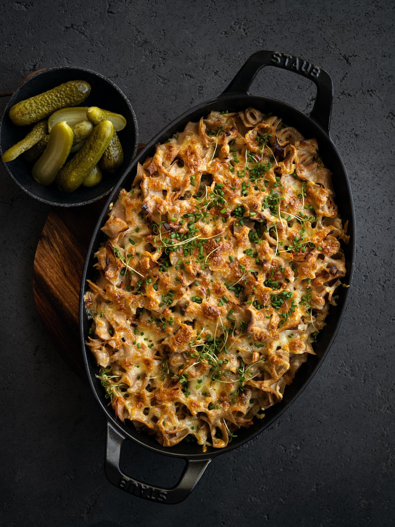 Sonkás tészta (Šunkofleky)