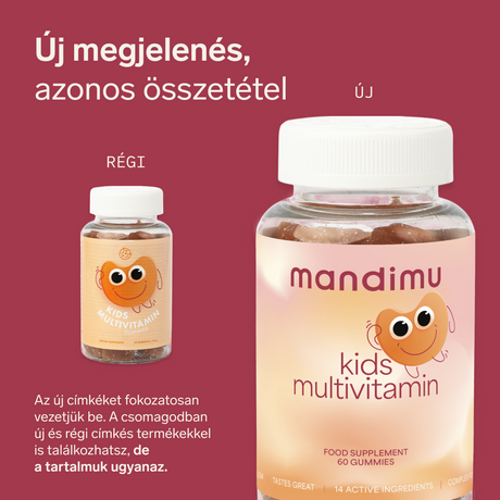 Multivitamin gyermekek számára (gumimacik 🐻)