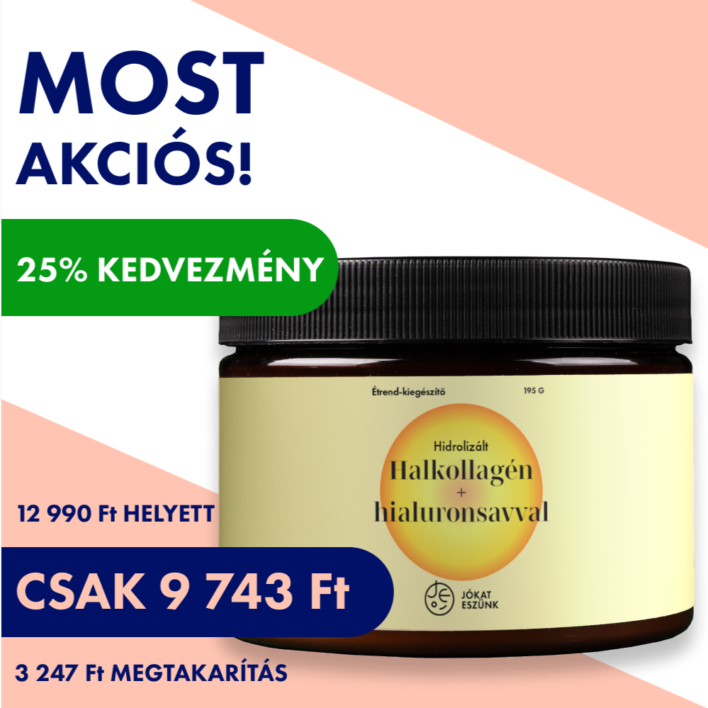 Prémium kollagén hialuronsavval és C-vitaminnal (mangó ízű)