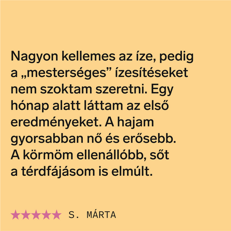 Prémium kollagén hialuronsavval és C-vitaminnal (mangó ízű)