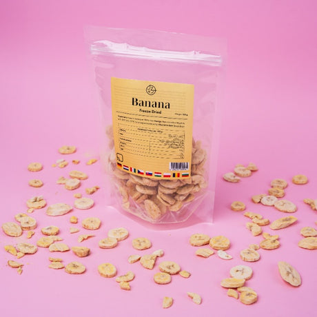 Fagyasztva szárított gyümölcskészlet – eper, málna, banán és mangó 🍌🥭🍓(Liofilizált)