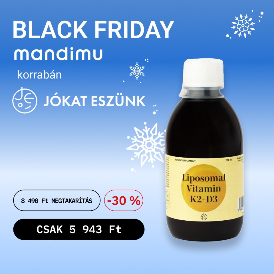 Liposzómás K2- és D3-vitamin