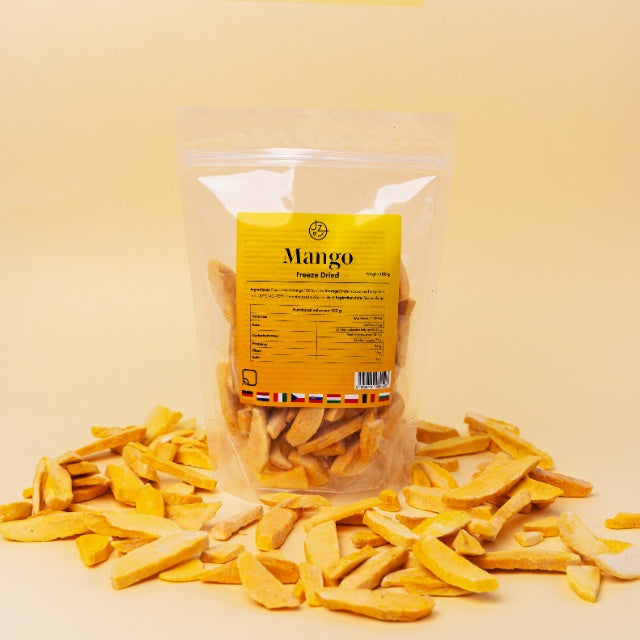 Fagyasztva szárított gyümölcskészlet – eper, málna, banán és mangó 🍌🥭🍓(Liofilizált)