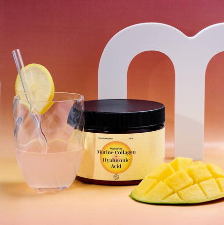 Prémium kollagén hialuronsavval és C-vitaminnal (mangó ízű)