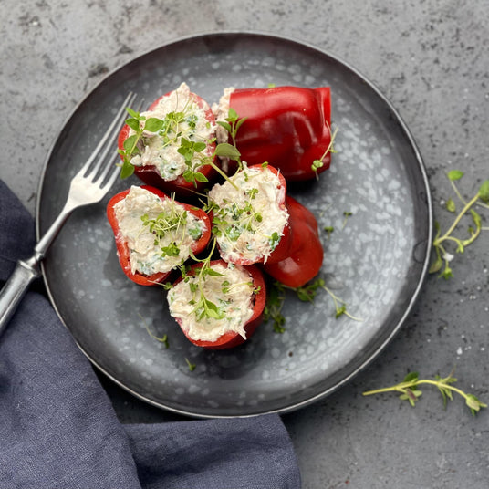 Tonhallal töltött paprika