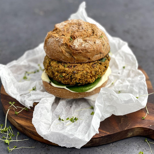 Quinoás-babos burger