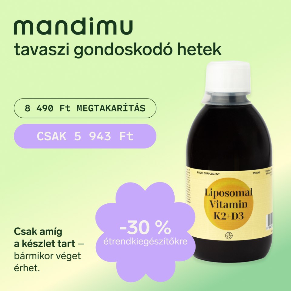 Liposzómás K2- és D3-vitamin